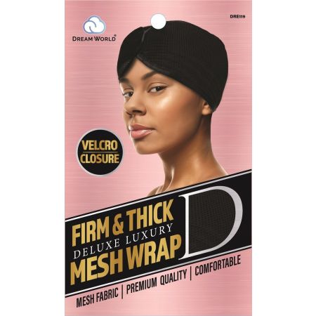 Dream World W-Mesh Wrap Firm & Thick Black DRE119