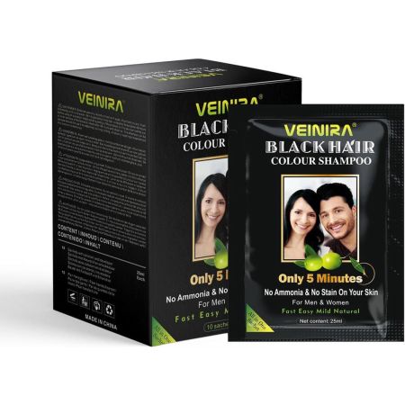 Veinira Black Hair Shampoo 10 pakjes a 25ml