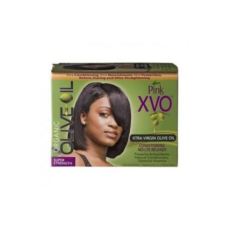 Pink XVO Extra Virgin Olive Oil Super Conditioning No Lye Relaxer