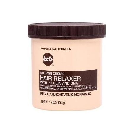TCB No Base Creme Hair Relaxer Regular 15 oz