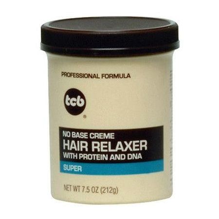 TCB No Base Creme Hair Relaxer Super 212 gr