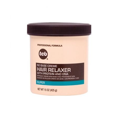 TCB No Base Creme Hair Relaxer Super 425 gr