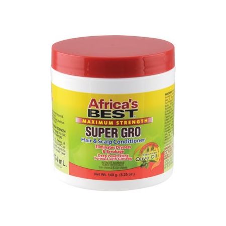 Africas Best Super Gro Hair & Scalp Conditioner Maximum Strength 149 Gr