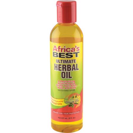 Africa's Best Herbal Oil Revitalizes Dry Hair Scalp Skin Oil 237 ml