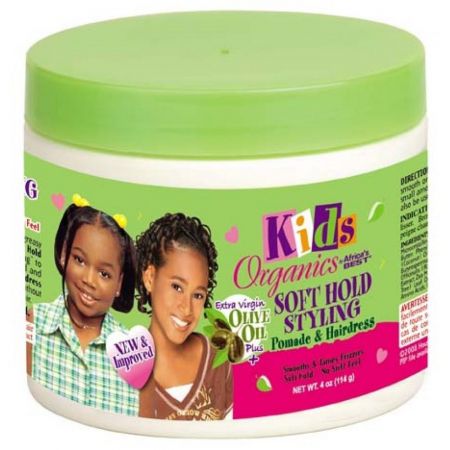Africas Best Kids Organics Soft Hold Styling Pamade & Hairdress 4oz