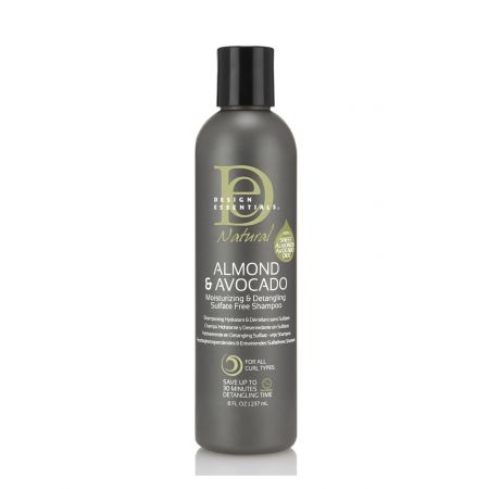 Design Essentials Almond & Avocado Moisturizing & Detangling Sulfate Free Shampoo 237 ml