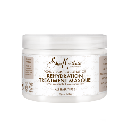 Shea Moisture 100% Virgin Coconut Oil Rehydration Treatment Masque 340 gr