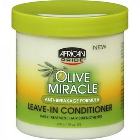 African Pride Olive Miracle Leave-in Conditioner Pot 425 gr