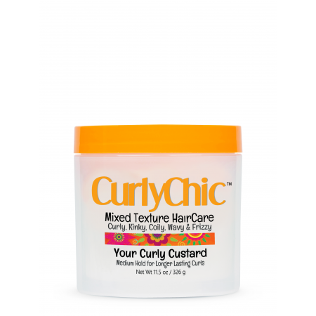 Curly Chic Your Curly Custard Medium Hold For Longer Lasting Curls 326gr