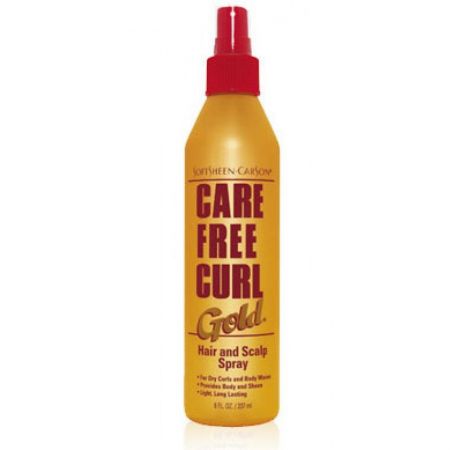 Care Free Curl Gold Hair & Scalp spray 8 oz