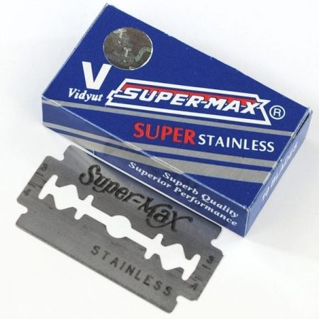 Supermax Super Stainless Double Edge Blade 10 Pieces