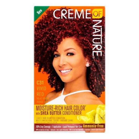 Creme of Nature Moisture Rich Hair Color Kit Vivid Red C31