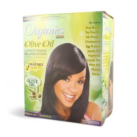 Africas Best Organics Olive Oil Conditioning Relaxer System Regular