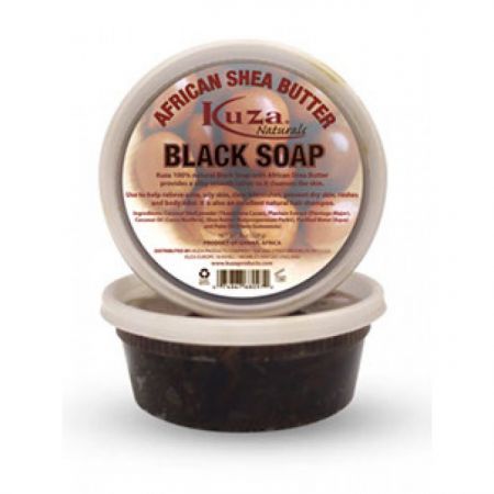 Kuza African Shea Butter Black Soap 8oz