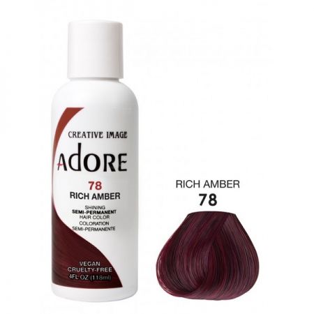 Adore Semi Permanent Hair Color 78 Rich Amber 118ml