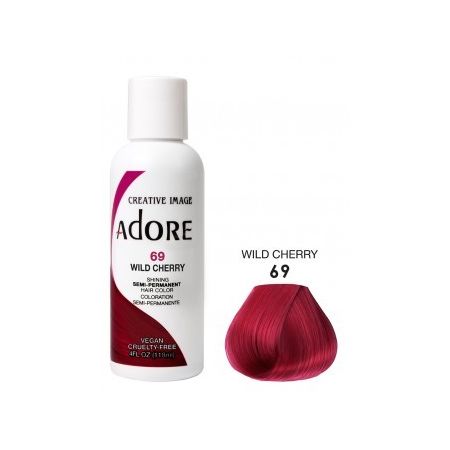 Adore Semi Permanent Hair Color 69 Wild Cherry 118ml