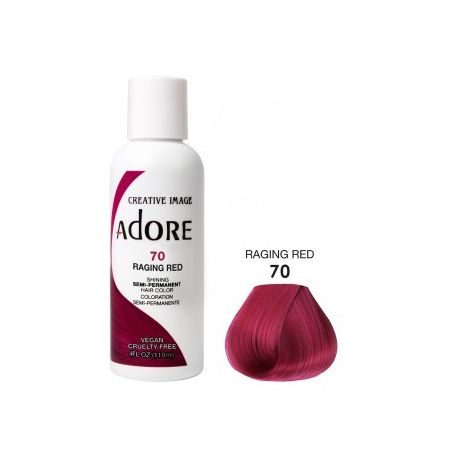 Adore Semi Permanent Hair Color 70 Raging Red 118ml