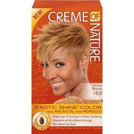 Creme Of Nature Exotic Shine Color With Argan Oil  10.0 Honey Blonde