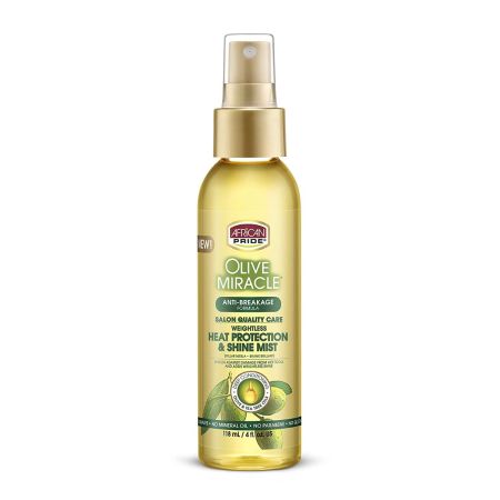 African Pride Olive Miracle Heat Protection Shine Mist 4 oz