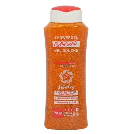 Yari Exfoliant Showergel Carrot Oil 5 Extra Scrub 500ml