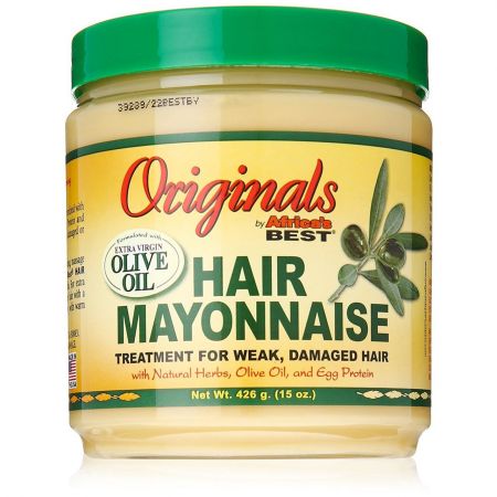 Africas Best Organics Olive Oil Hair Mayonnaise Weak Hair Treatment 425 gr
