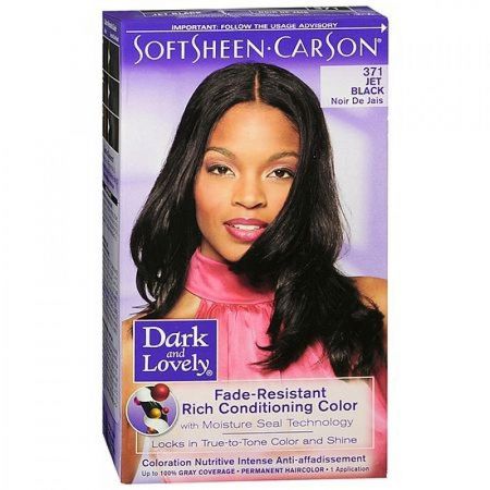 Dark & Lovely Hair Color 371 Jet Black
