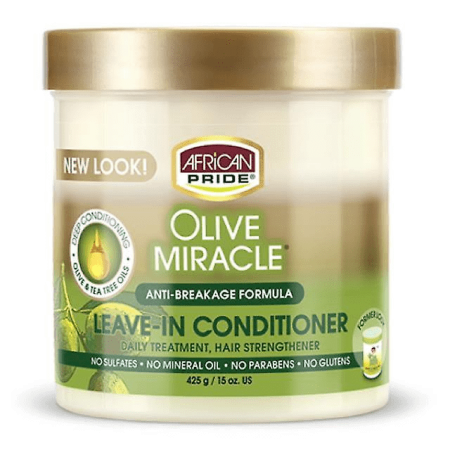 African Pride Olive Miracle Leave-in Conditioner Pot 15 oz