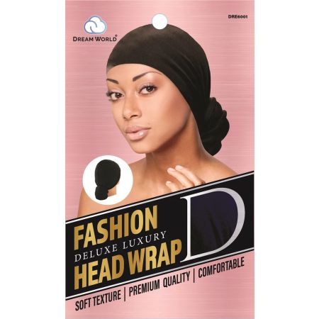 Dream World Head Wrap Black 6001