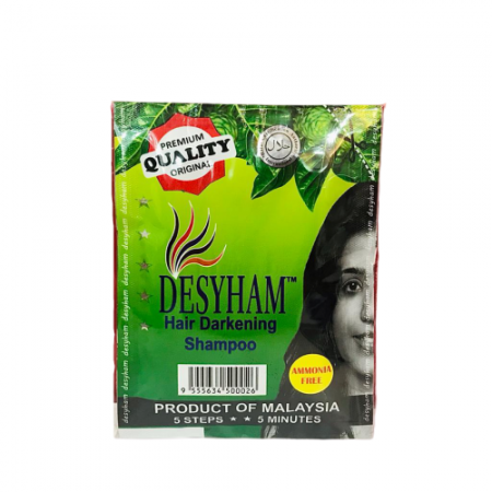 Desyham Color Shampoo Black (5pc Pack)