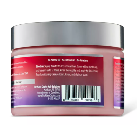 The Mane Choice Prickly Pear Paradise Apply To Dry Overnight Mask 12 oz