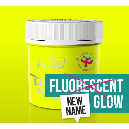 Direction Hair Color Fluorescent Yellow