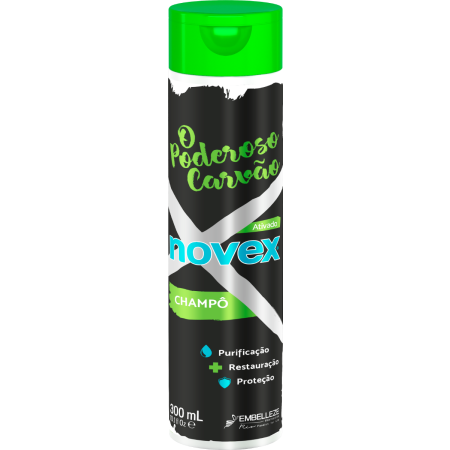 Novex Powerful Charcoal Shampoo 300ml/ 10.1oz