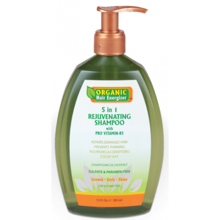 Organic Hair Energizer 5 in 1 Rejuvenating Shampoo 13 oz