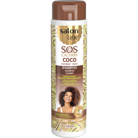 Salon Line Curls Coconut Shampoo 300ml