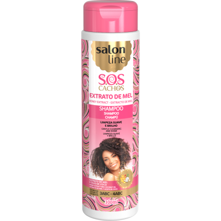 Salon Line Curls Honey Extract Shampoo 300ml