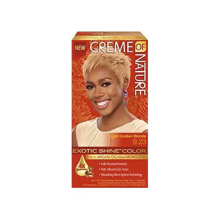 Creme Of Nature Exotic Shine Color With Argan Oil  9.23 Gold Blond