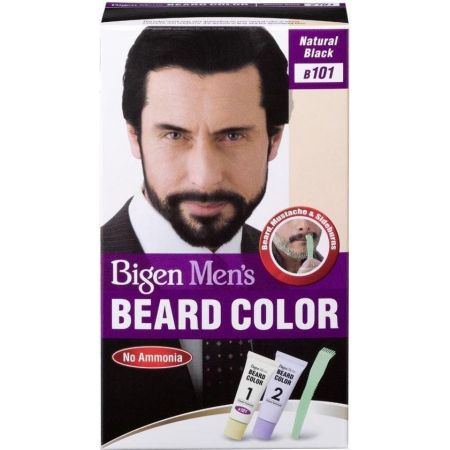 Bigen Men's Beard Colour B101 Natural Black