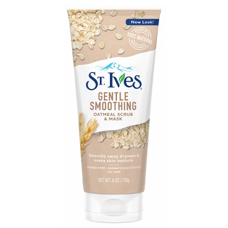 St. Ives Gentle Smoothing Oatmeal Scrub & Mask 6 oz