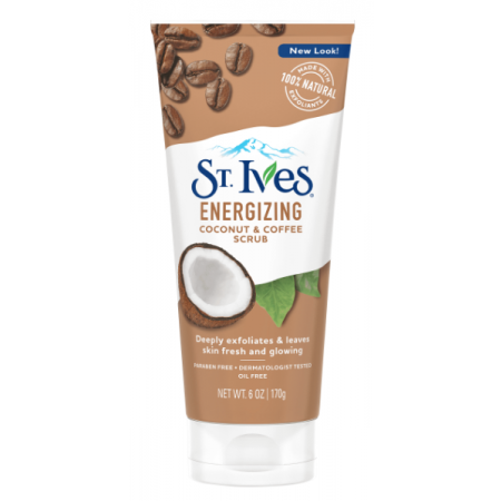 St. Ives Energizing Coconut & Coffee Scrub 6 oz