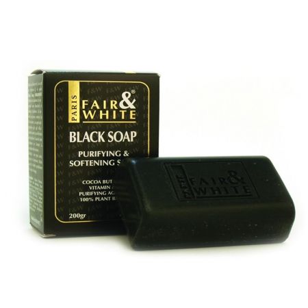 Fair & White Original Black Soap, Anti-bacterial 200g