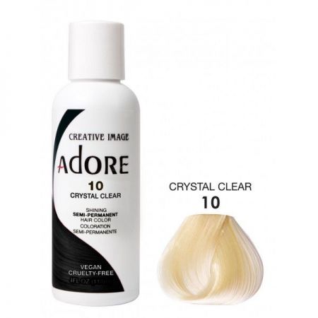Adore Semi Permanent Hair Color 10 Crystal Clear 118ml