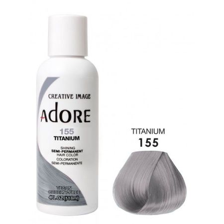 Adore Semi Permanent Hair Color 155 Titanium 118ml