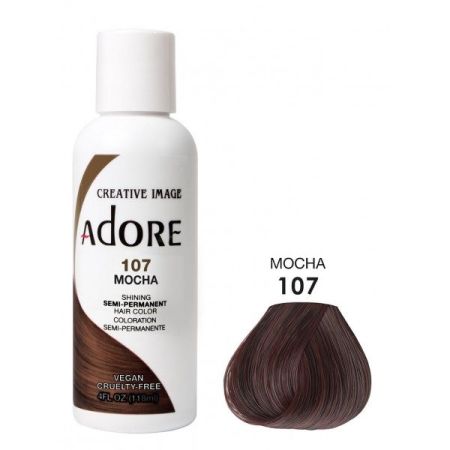 Adore Semi Permanent Hair Color 107 Mocha 118ml