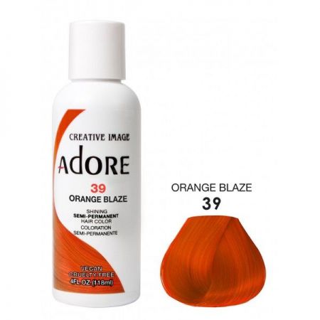 Adore Semi Permanent Hair Color 39 Orange Blaze 118ml