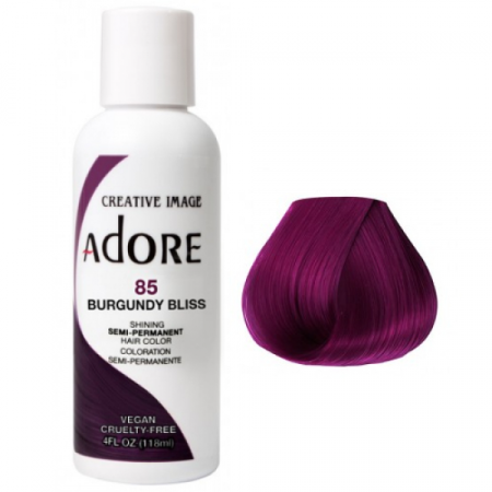 Adore Semi Permanent Hair Color 85 Burgundy Bliss 118ml
