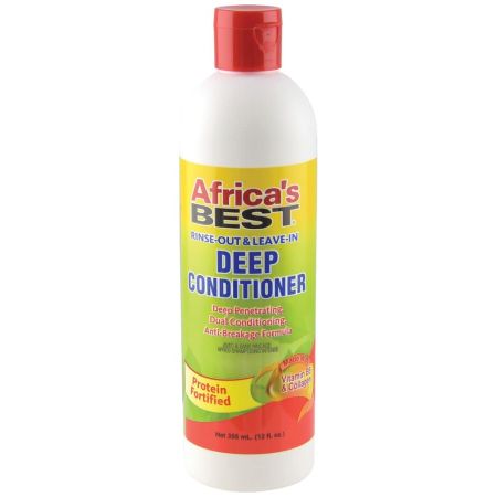 Africa's Best Rinse Out-Leave In Deep Conditioner 12oz