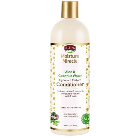 African Pride Moisture Miracle Aloe & Coconut Water Conditioner 354ml