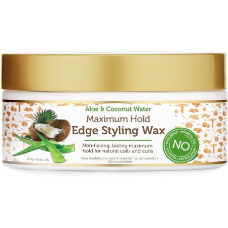 African Pride Moisture Miracle Aloe & Coconut Water Maximum Hold Edge Styling Wax 170gr
