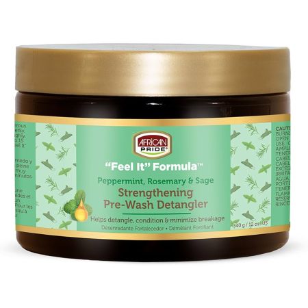 African Pride Pepperment & Rosemary Strengthening Pre-Wash Detangler 340gr
