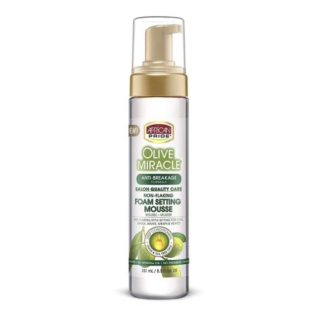 African Pride Olive Miracle Foam Setting Mousse 251ml